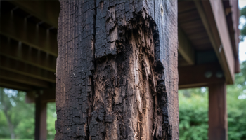 soft rot in deck posts